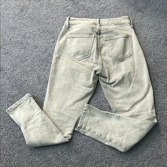 Old Navy High Rise Vintage Slim jeans, size 0, color, gray - Picture 2 of 3